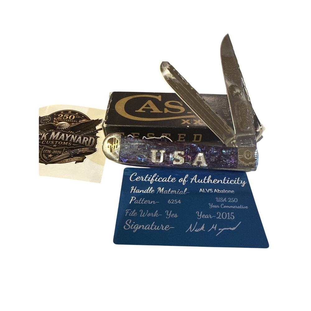 Custom Case XX Trapper Knife Nick Maynard Customs